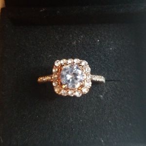 Size 5 rose gold colored ring
